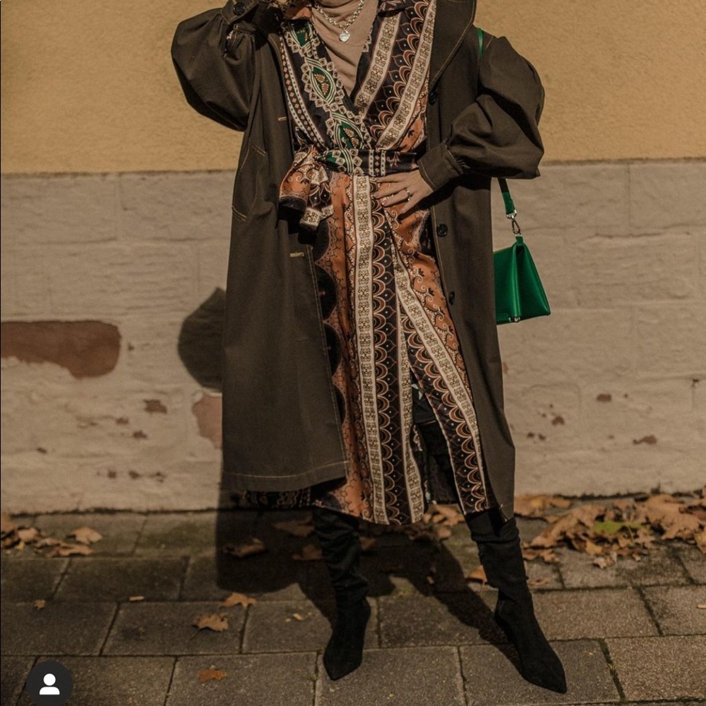 Gorgeous fall printed dress
